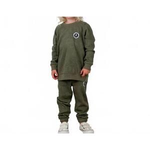 NEW TINY WHALES boy's traveler sweatpants in pine